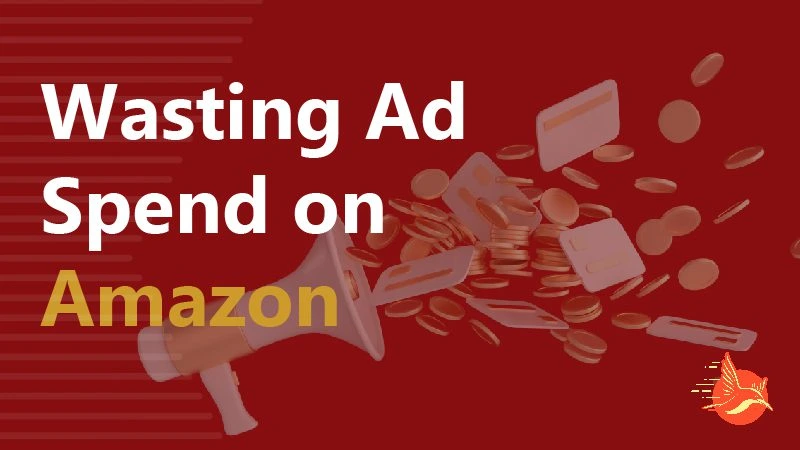 Megaphone with money flying out , Ad Spend on Amazon