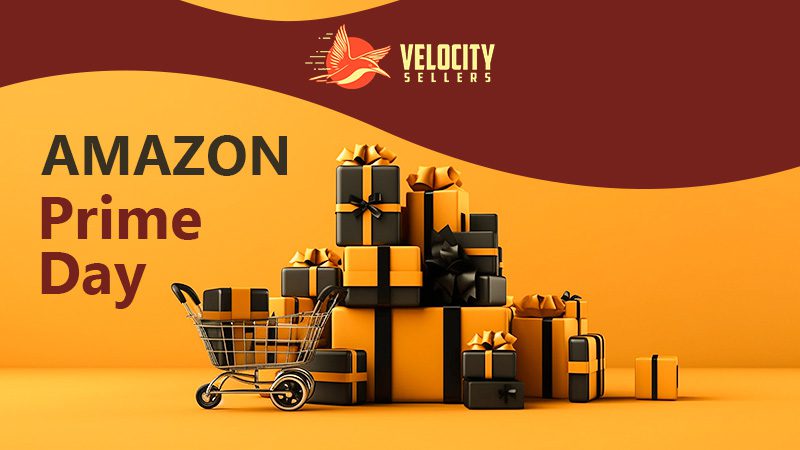 Shopping basket filled with gift boxes