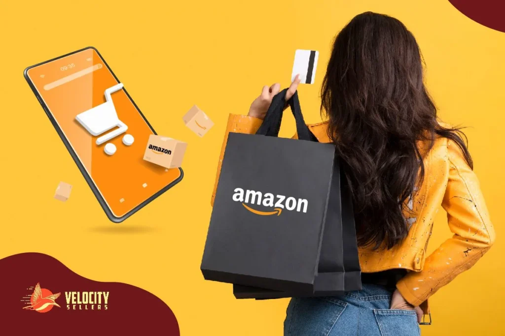 BOPIS : Illustration showing a laptop with shopping bags on one side and a physical retail store on the other, representing Buy Online Pickup In Store (BOPIS).