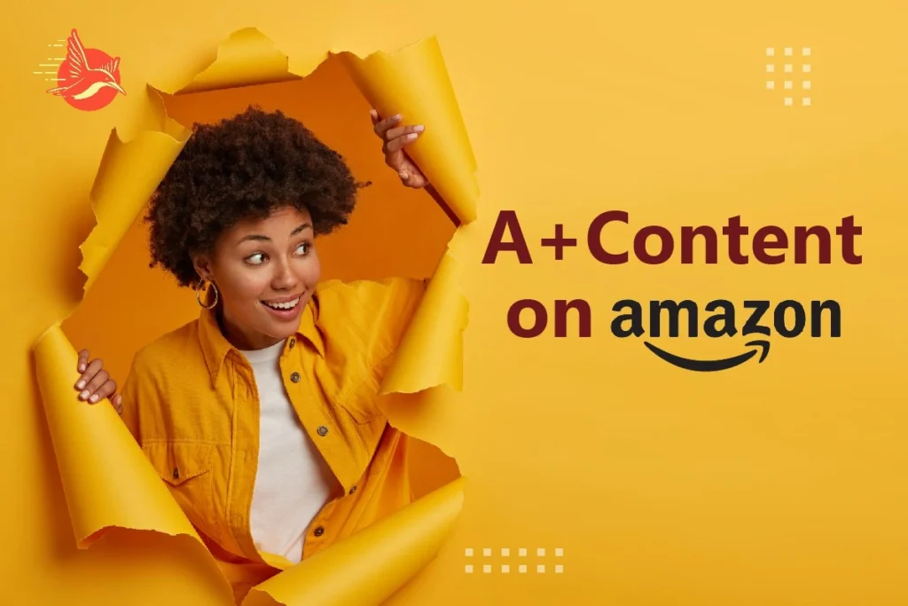 An energetic scene capturing the essence of breakthrough success achievable with A+ Content on Amazon.