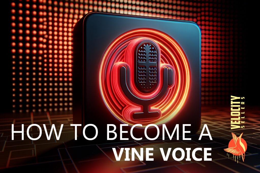 Neon microphone icon glowing in red and orange tones against a digital background.