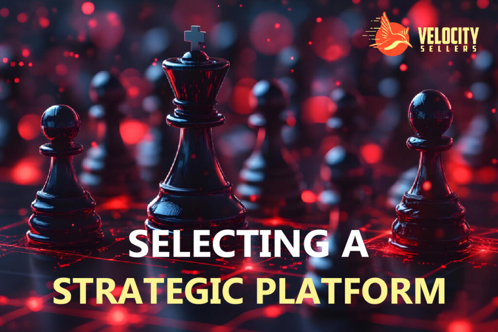 Chess pieces symbolizing competition and strategic decision-making between Amazon and Walmart.