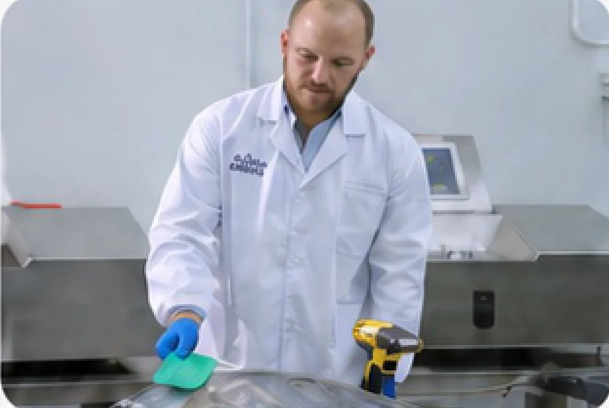 Safe Catch quality testing in the lab